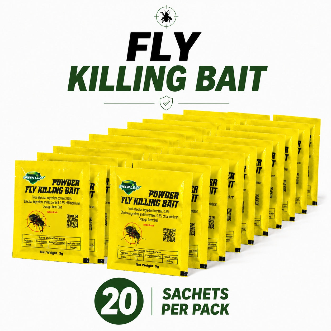 Fly Killing Bait Powder | Fast-Acting Indoor Fly Control(offer)