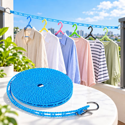 Windproof Hanger-Slot Clothesline