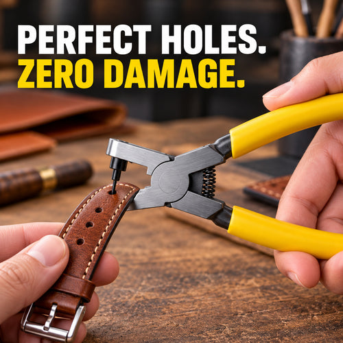 Portable 2mm Watch Strap & Leather Hole Punch Plier
