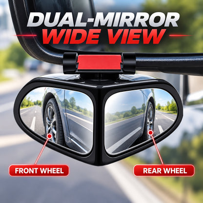 Dual-View 360° Adjustable HD Parking Mirror