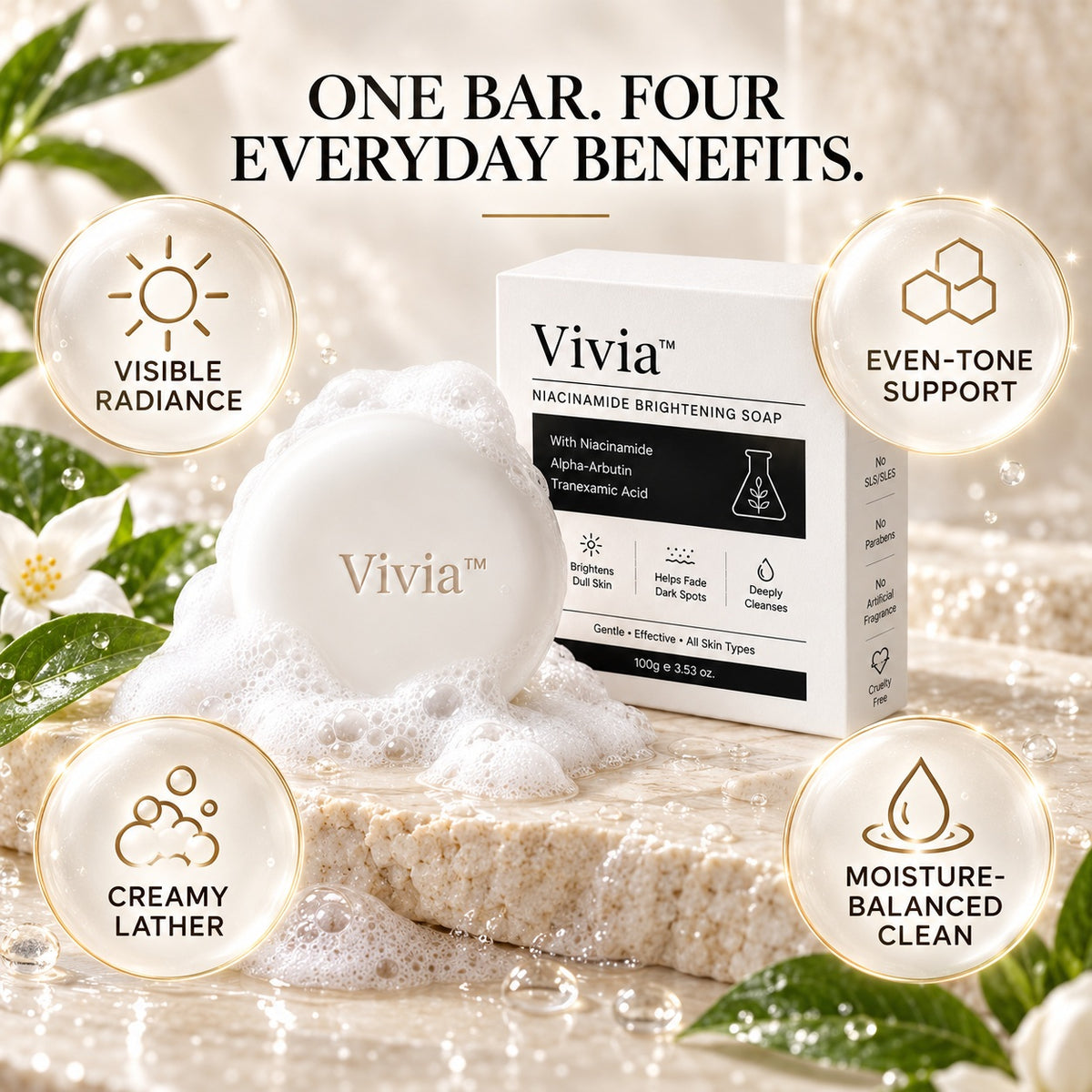 Niacinamide Face & Body Cleansing Bar