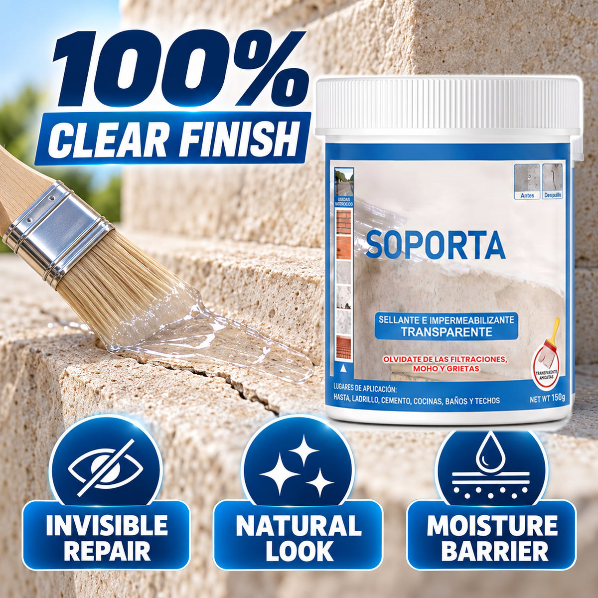 Protect More Trouble Spots | Clear Waterproof Repair Coating 🏡💧🛠️
