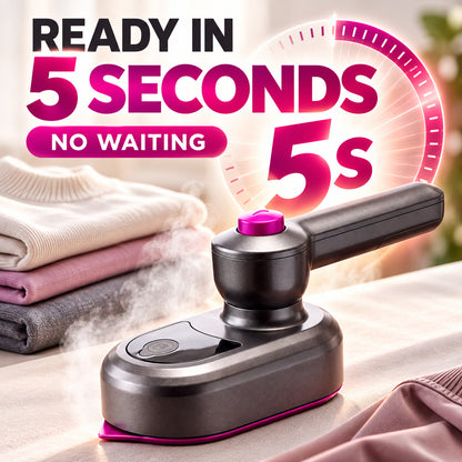 Everyday Wrinkle Fix 💨👗 90° Rotating Portable Steamer