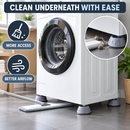 Protect Floors, Settle Movement | Vibration-Damping Appliance Pads 🛡️〰️🏡