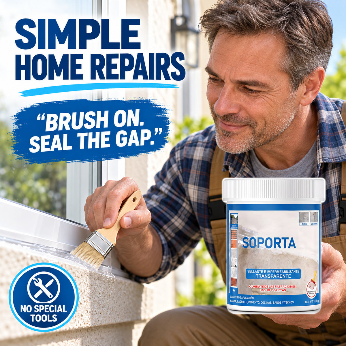 Protect More Trouble Spots | Clear Waterproof Repair Coating 🏡💧🛠️