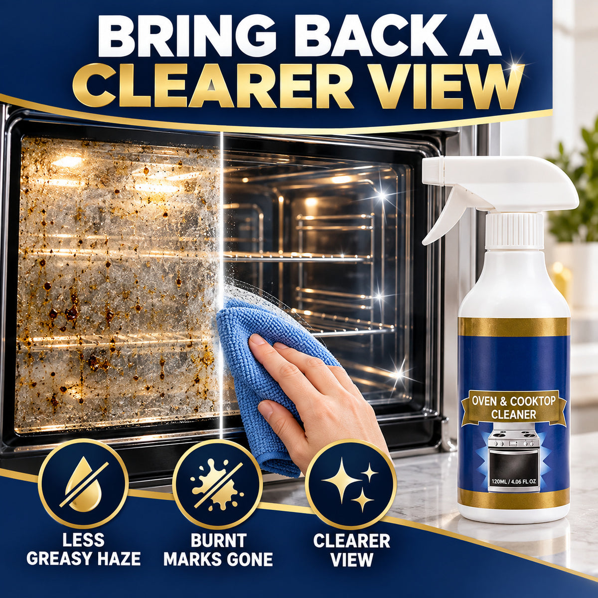 Heavy Duty Oven & Cooktop Cleaner Spray
