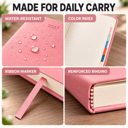2027 Minimalist Daily Planner Notebook