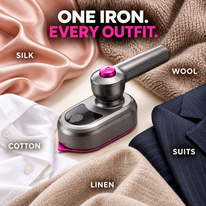 Everyday Wrinkle Fix 💨👗 90° Rotating Portable Steamer