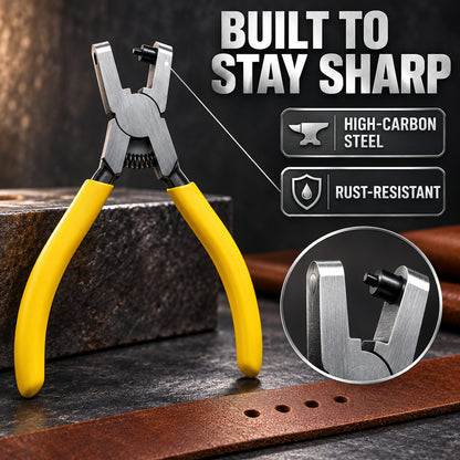 Portable 2mm Watch Strap & Leather Hole Punch Plier