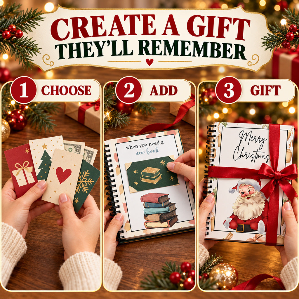Turn Cards Into Memories 💝🎅 Christmas Gift Card Album