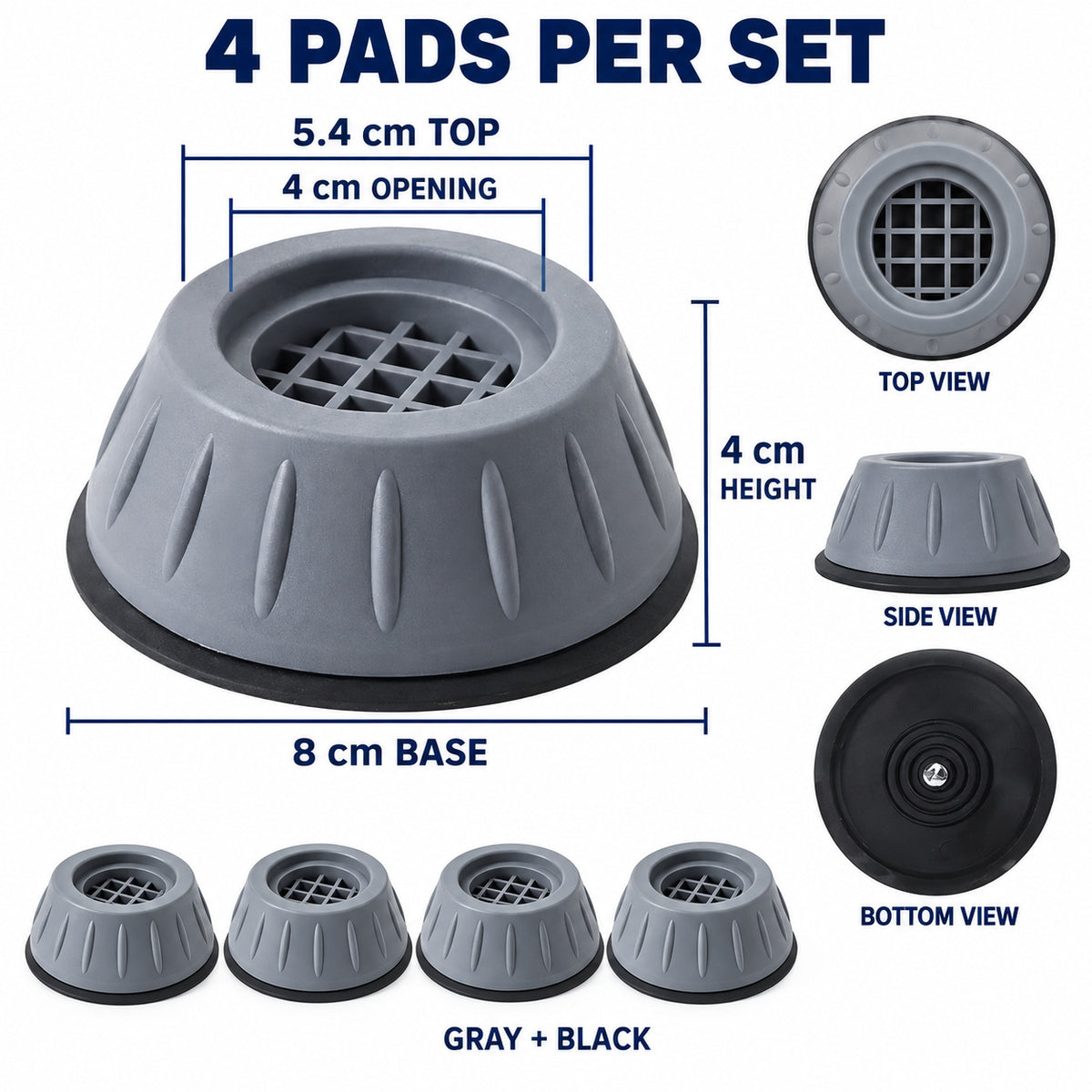 Protect Floors, Settle Movement | Vibration-Damping Appliance Pads 🛡️〰️🏡