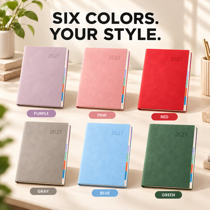 2027 Minimalist Daily Planner Notebook