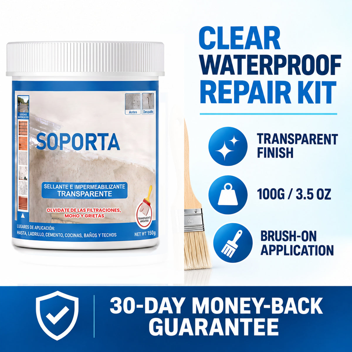 Protect More Trouble Spots | Clear Waterproof Repair Coating 🏡💧🛠️