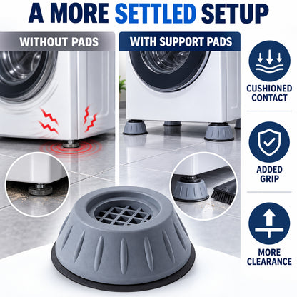 Protect Floors, Settle Movement | Vibration-Damping Appliance Pads 🛡️〰️🏡