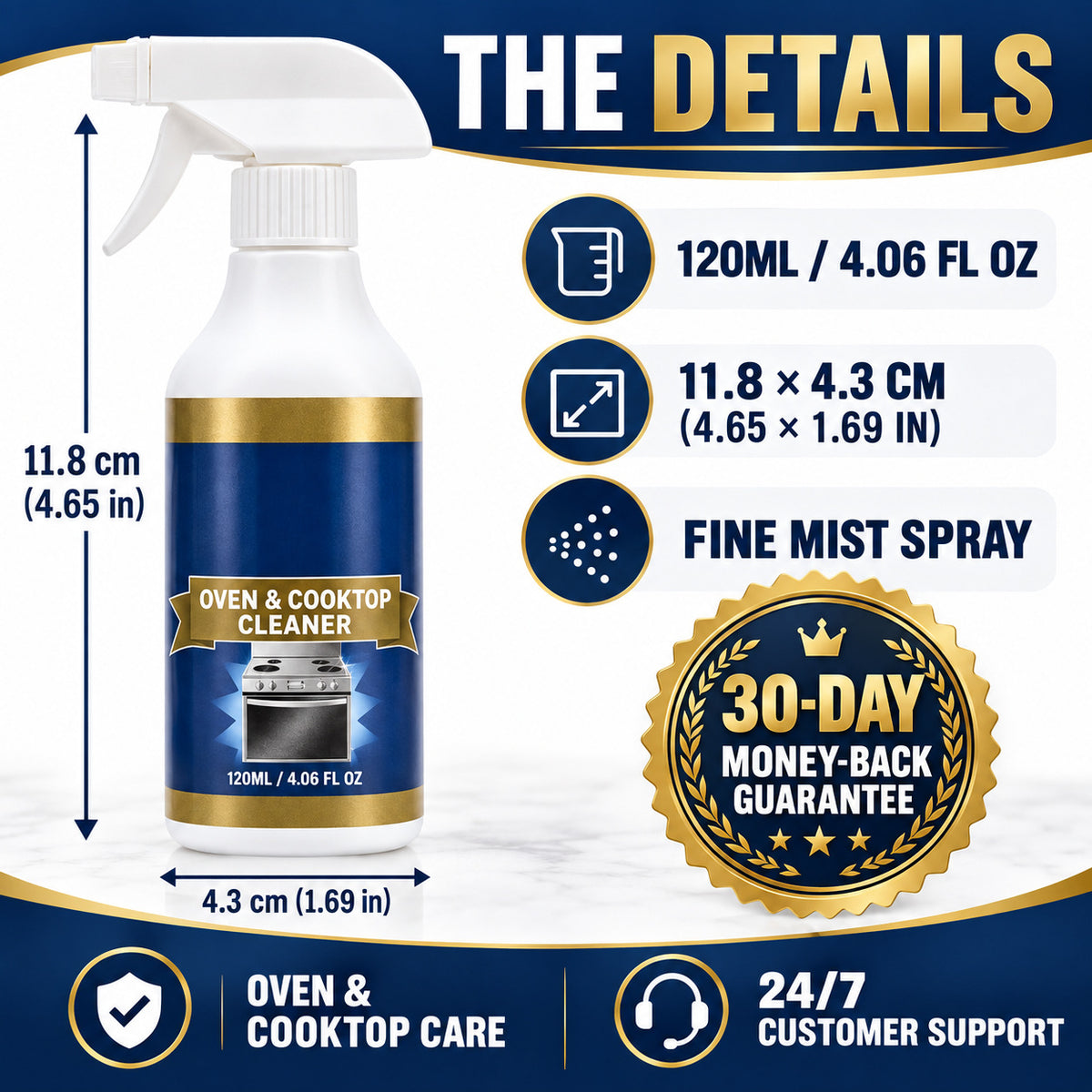 Heavy Duty Oven & Cooktop Cleaner Spray