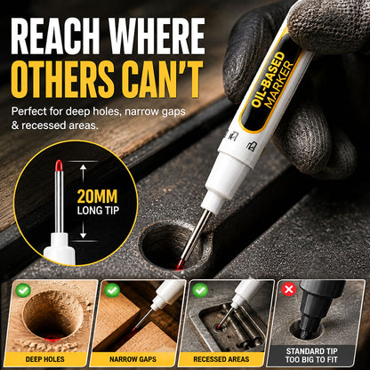 Precision Tip Quick-Dry Oil-Based Marker Pen