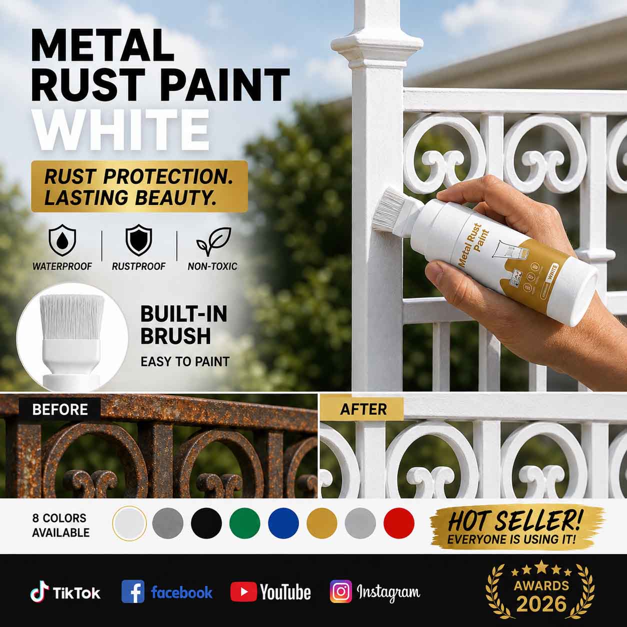 Water-Based Metal Coating