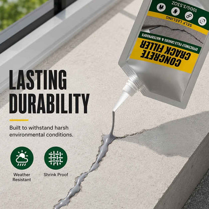 Waterproof Concrete Crack Filler & Sealant
