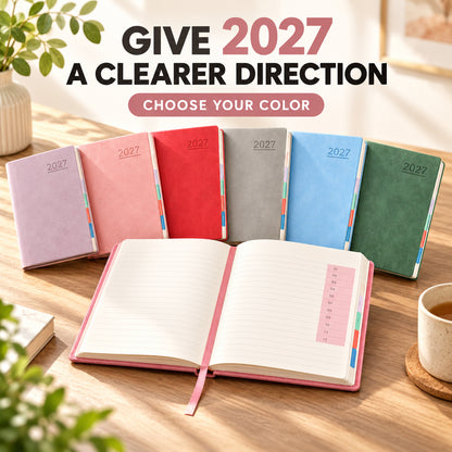 2027 Minimalist Daily Planner Notebook