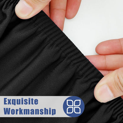 Vivia™ Stretch Fabric Table Top Cap Cover – Elastic Edge, Waterproof & Reusable