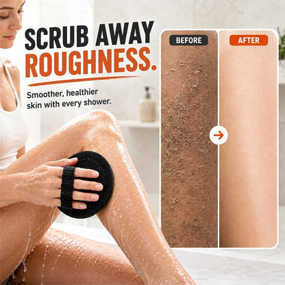 Rubber Body Exfoliating Pad