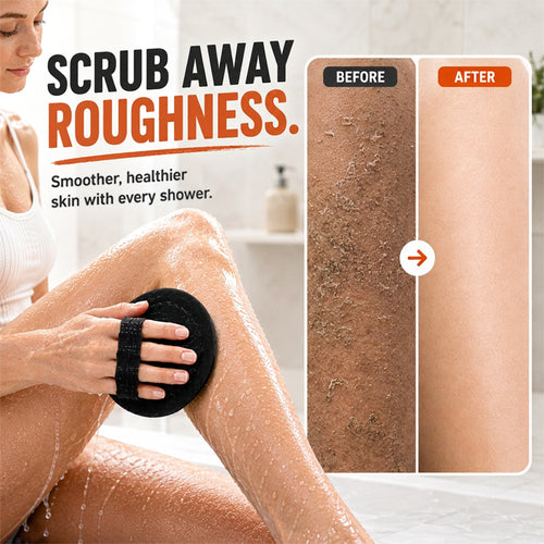 Rubber Body Exfoliating Pad