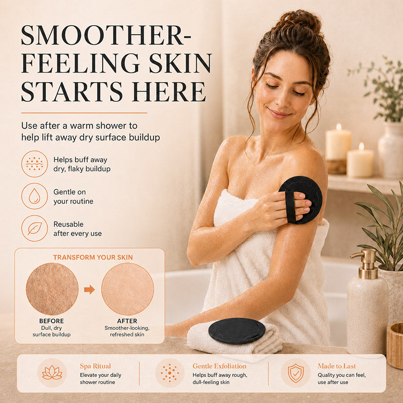 Rubber Body Exfoliating Pad