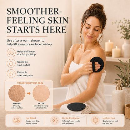 Rubber Body Exfoliating Pad