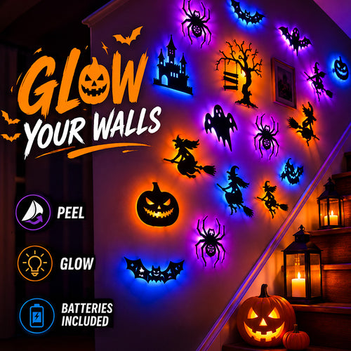 Halloween Glow in Dark Wall Stickers