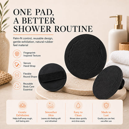 Rubber Body Exfoliating Pad