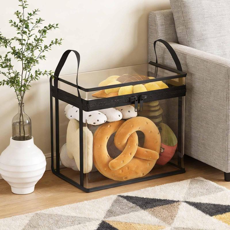 ⏳LAST DAY BUY 2 GET 1 FREE!💕Vivia™ Transparent Storage Bag – Large, Dust & Moisture-Proof with Handle✨
