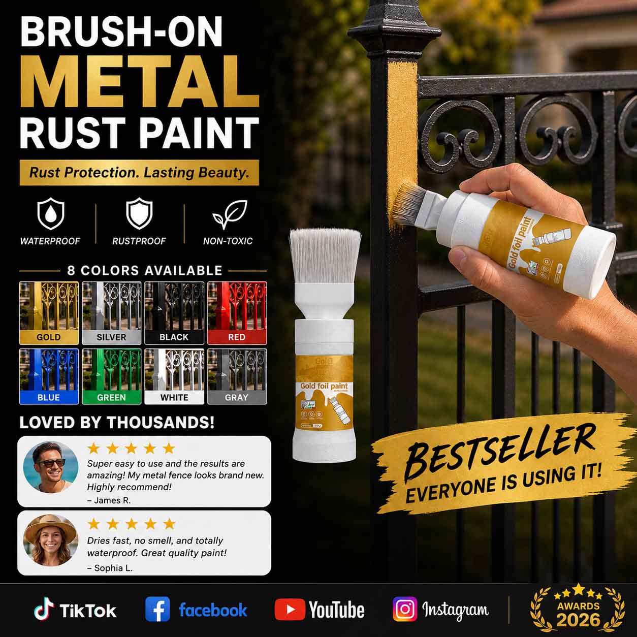 Water-Based Metal Coating