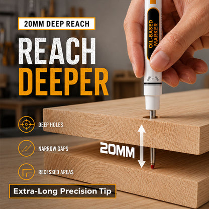 Precision Tip Quick-Dry Oil-Based Marker Pen