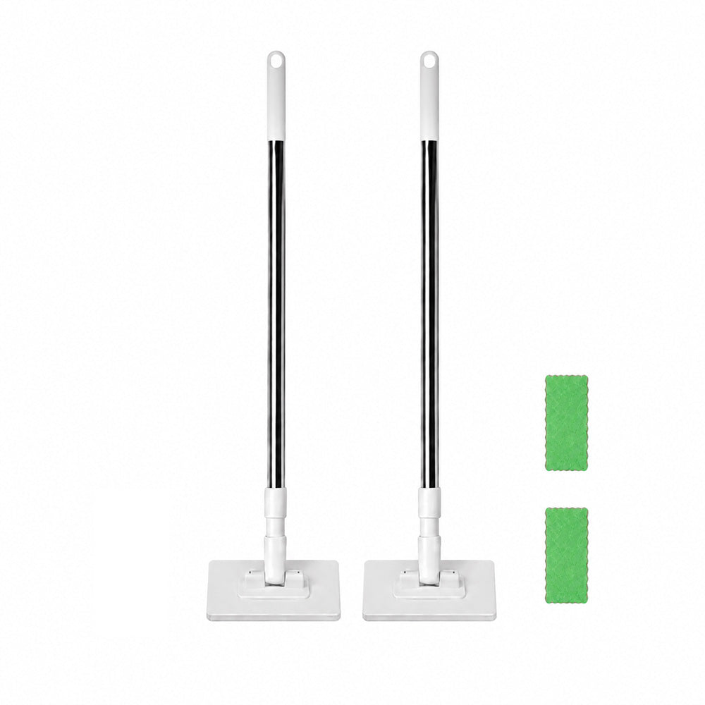 Extendable Telescopic Disposable Flat Clip Mop, 360° Swivel Lightweight Floor Mop