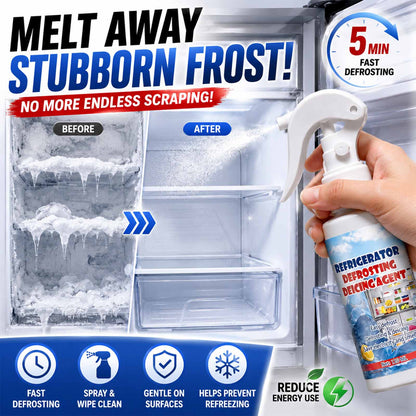 ⚡SUPER PRICE🧊Defrost spray for fridge and freezer🎁 (free scraper included)