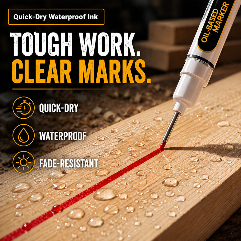 Precision Tip Quick-Dry Oil-Based Marker Pen