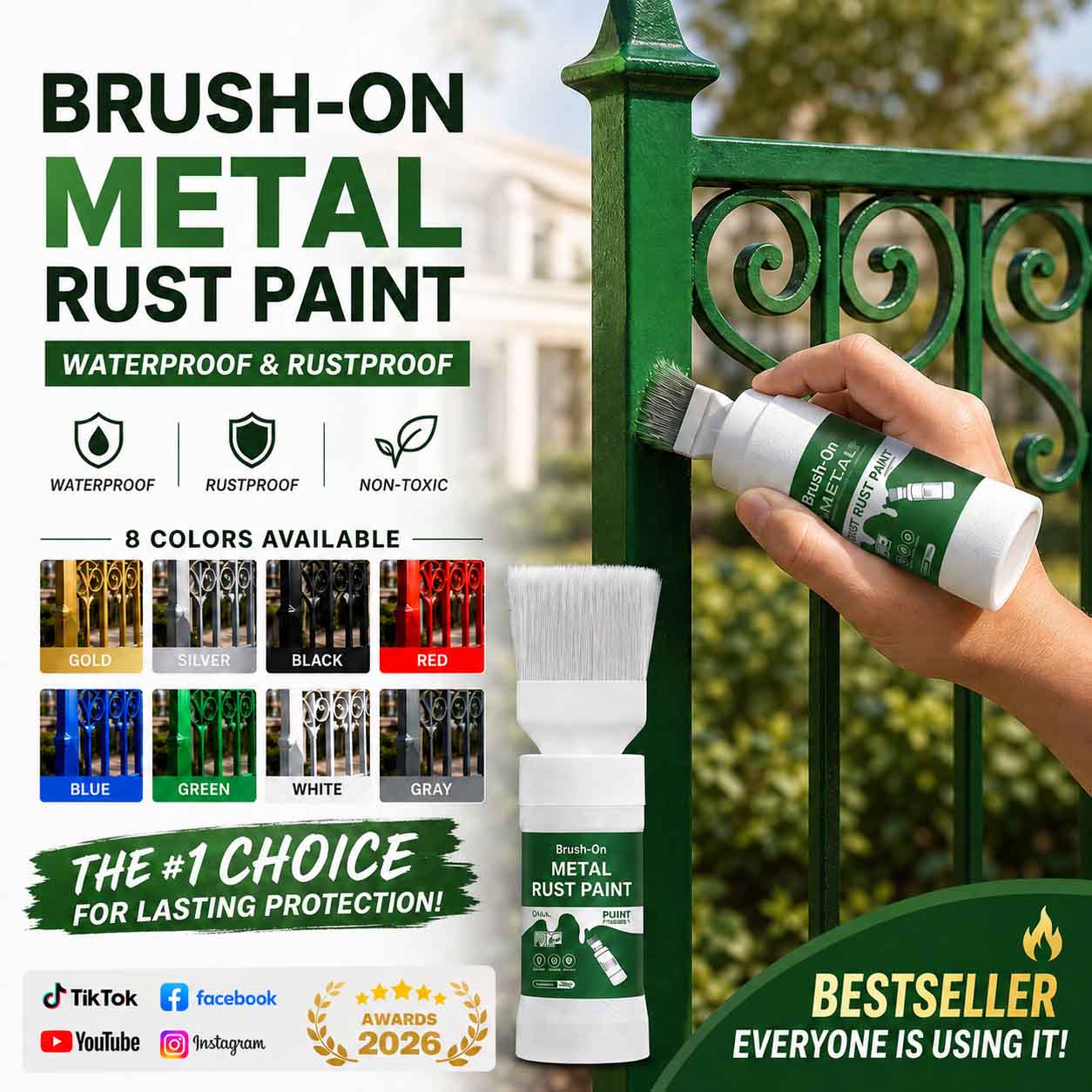 Water-Based Metal Coating
