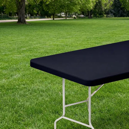 Vivia™ Stretch Fabric Table Top Cap Cover – Elastic Edge, Waterproof & Reusable