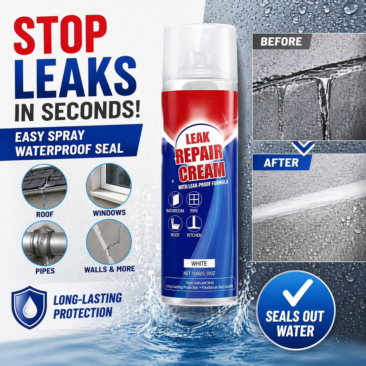 Vivia™ LeakShield Waterproof Repair Spray