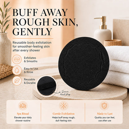 Rubber Body Exfoliating Pad