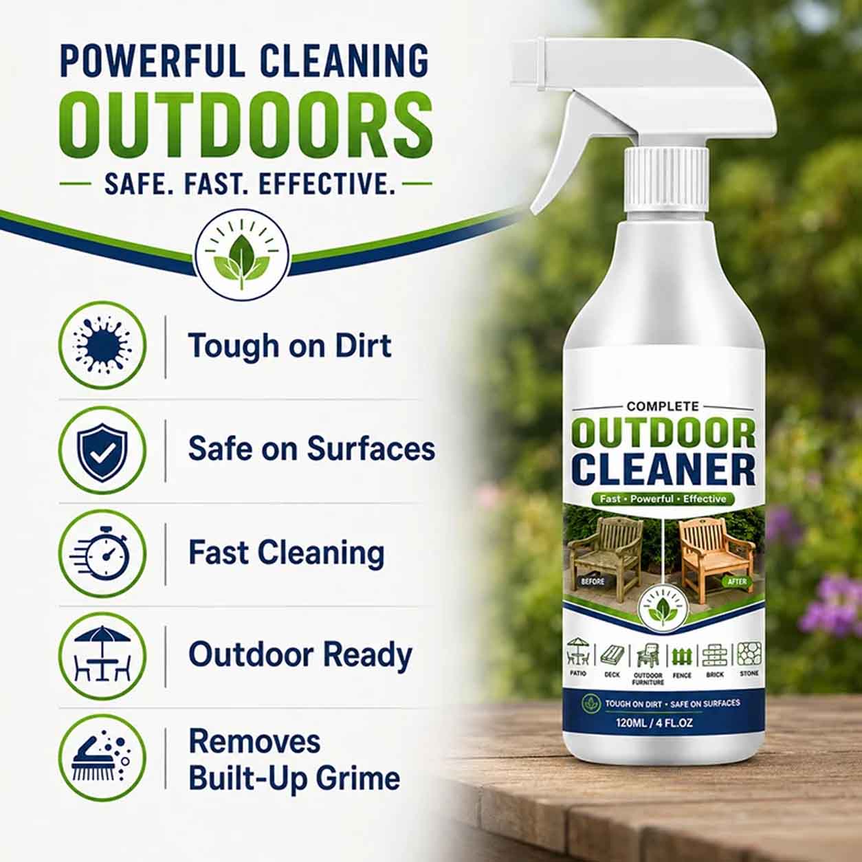Outdoor Cleanup Deal 🌿🧽 Multi-Surface Outdoor Cleaning Spray