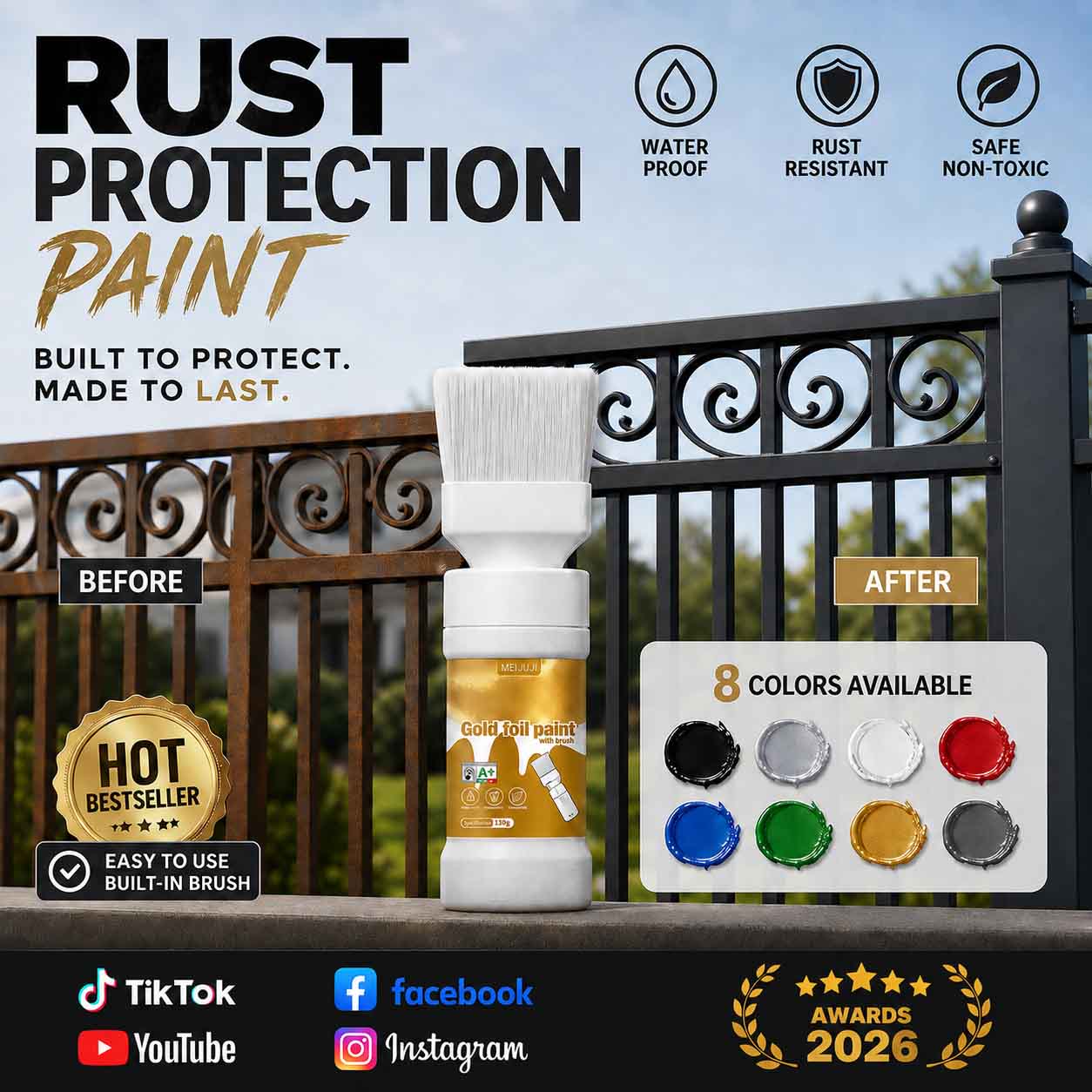 Water-Based Metal Coating