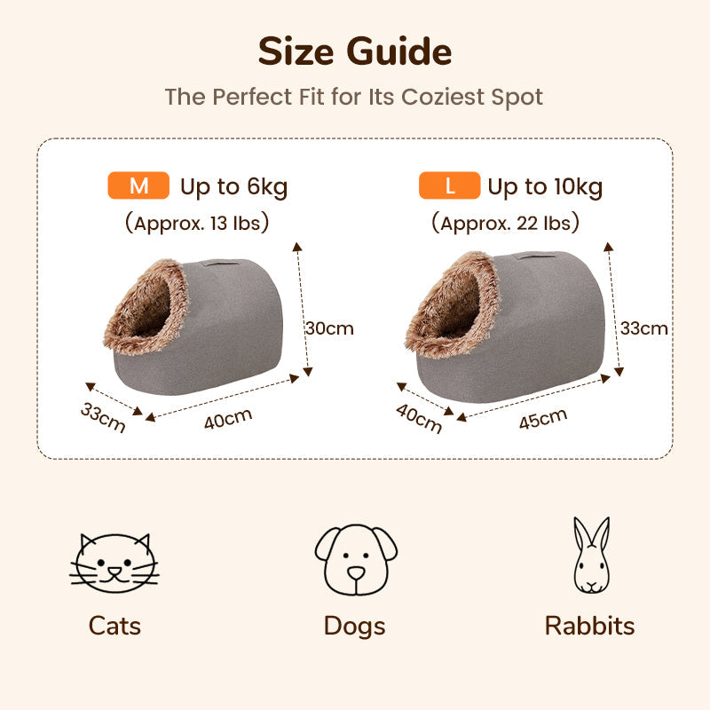 💥Hot sale 🐾OFFWinter Warm Pet Cave Bed