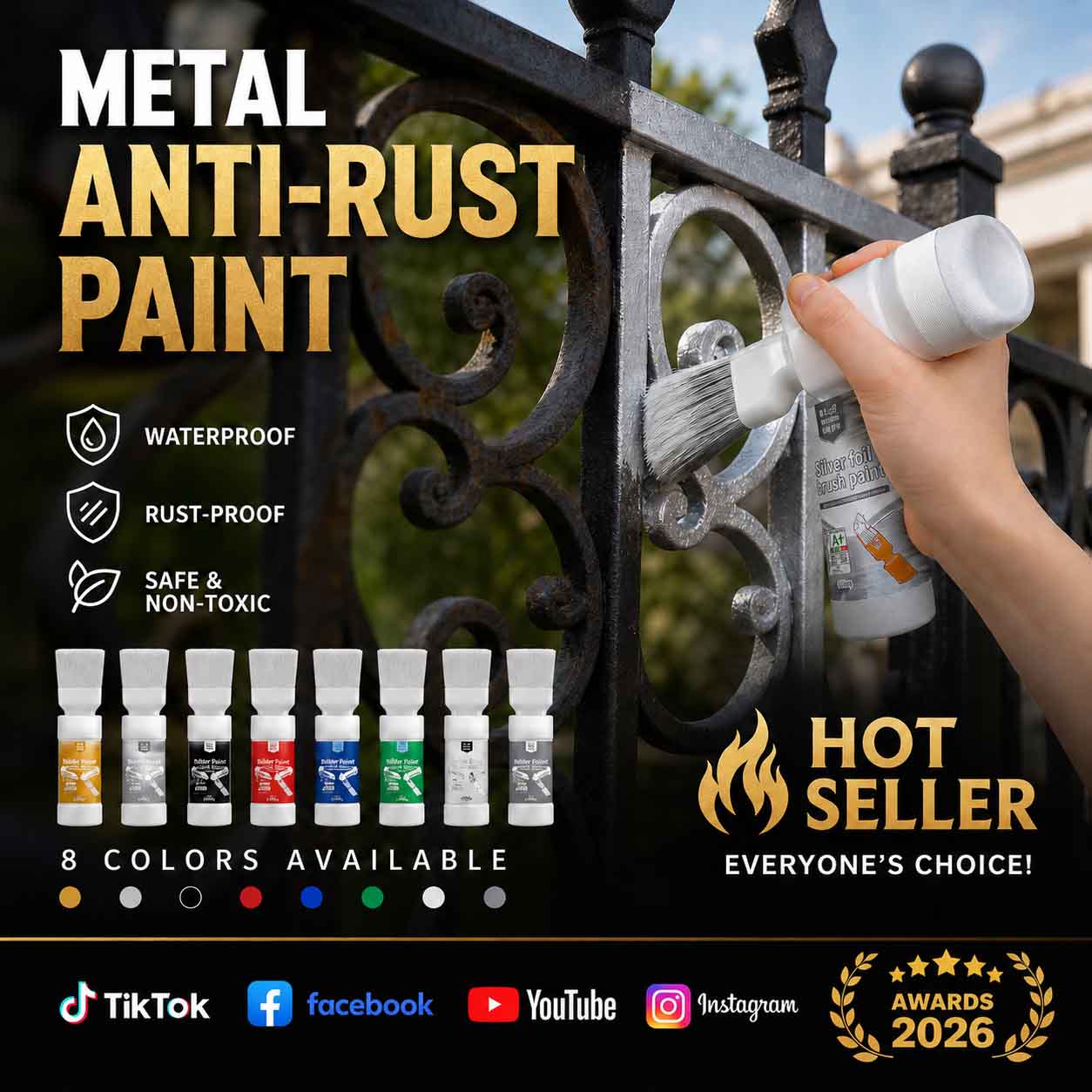 Water-Based Metal Coating