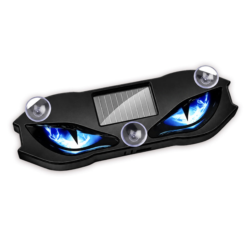Solar-Powered LED Car Warning Light