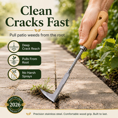 🏡✨Meet the 2026 Crack Weeder: The Secret to a Picture-Perfect Patio Without the Backache!