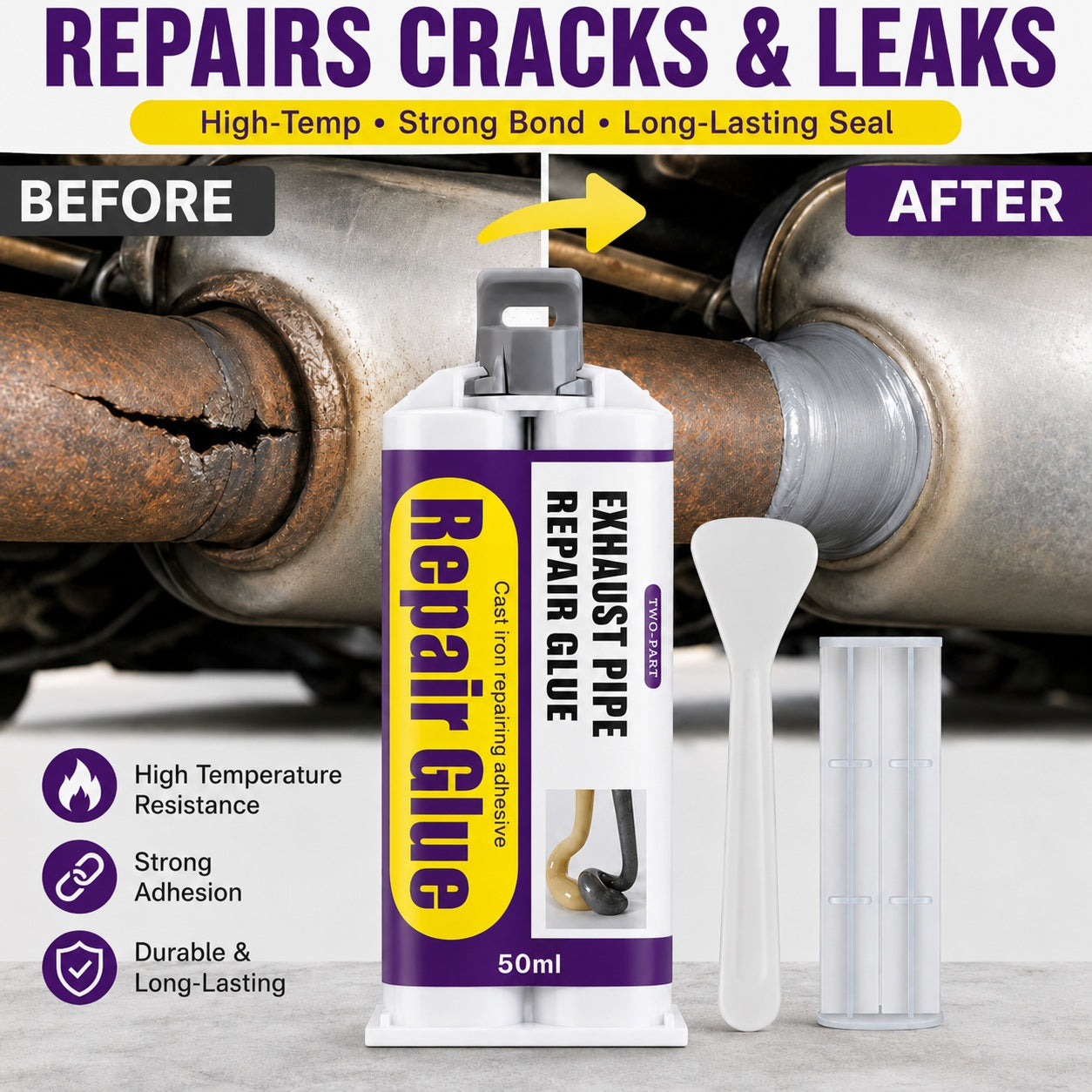 Fix Metal Without Welding 🔧⚙️ Weld Metal Repair Glue