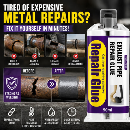 Fix Metal Without Welding 🔧⚙️ Weld Metal Repair Glue