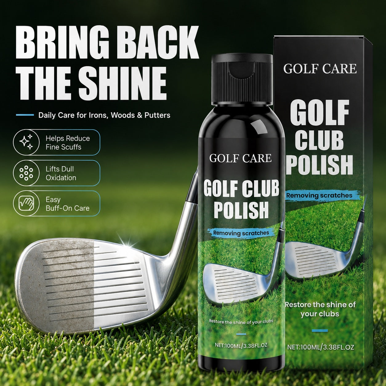 Refresh Your Favorite Clubs ⛳🧽 Golf Club Polish & Scuff Remover