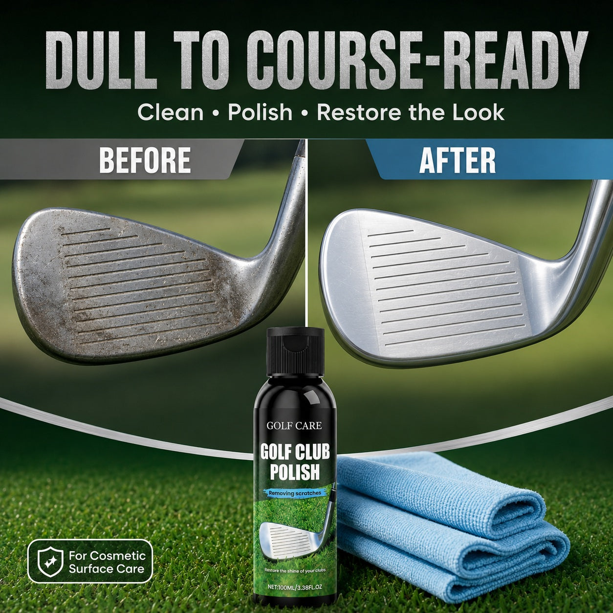 Refresh Your Favorite Clubs ⛳🧽 Golf Club Polish & Scuff Remover